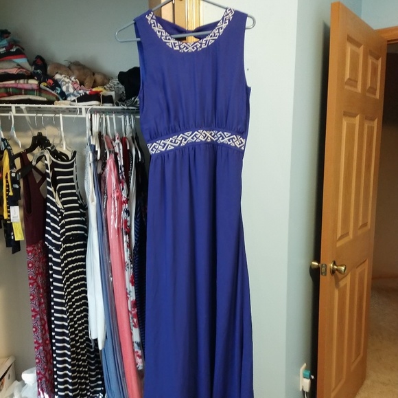 Blue Maxi dress - Picture 1 of 2